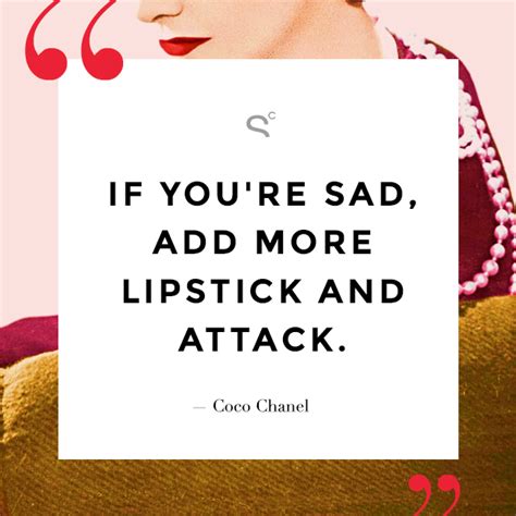 coco chanel red lipstick quote|Lipstick Quotes to Live By on National Lipstick Day .